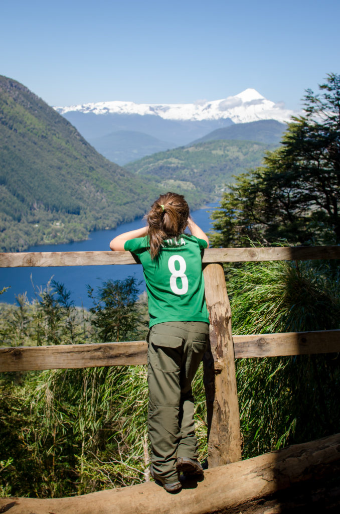 hiking with kids in pucon