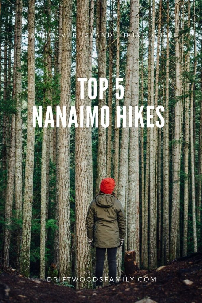 Top 5 Nanaimo Hikes: Explore the many outdoor spaces in and around Nanaimo, BC. From storm watching to coastal rainforest waterfalls, this list has something for everyone | #britishcolumbia #vancouverisland #nanaimo #hike #travelguide