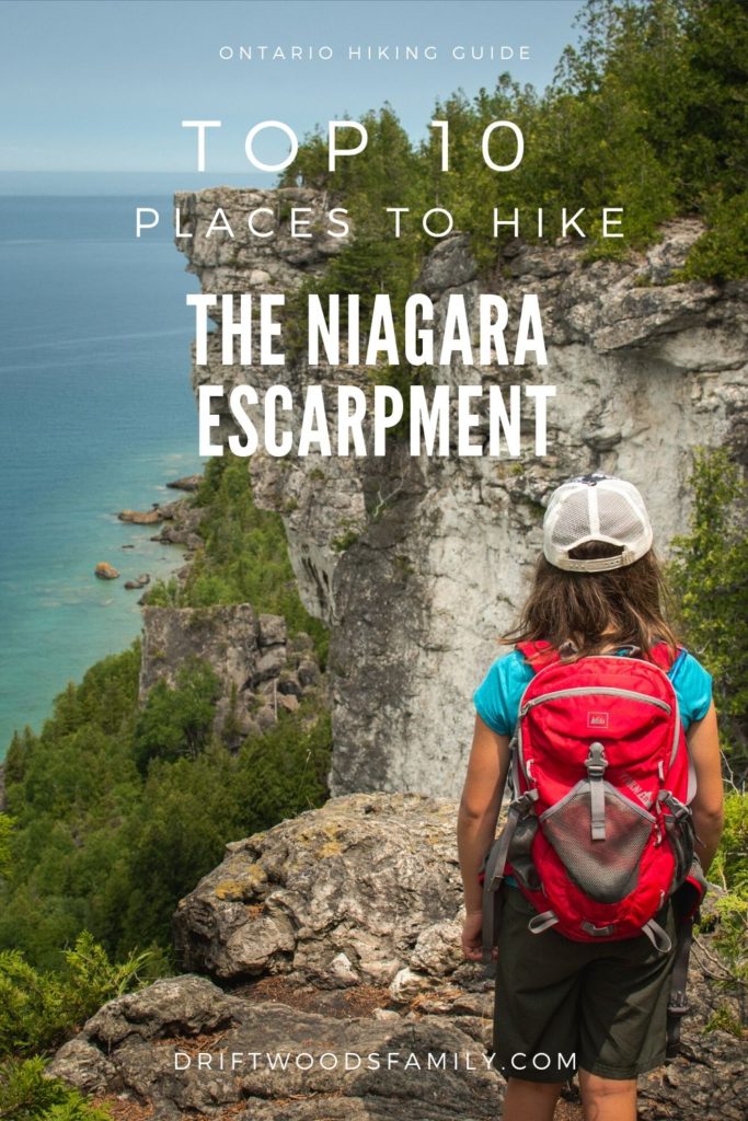Hiking the Niagara Escarpment: Explore the rugged hiking trails in Southern Ontario to see limestone cliffs, caves, and waterfalls | #hiking #niagaraescarpment #ontario #hikingguide